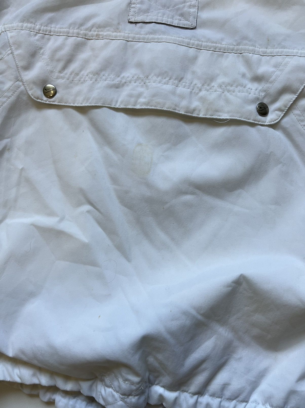 Nike Vintage 90’s Nike White Anorak Jacket Size US XL / EU 56 / 4 - 2 Thumbnail