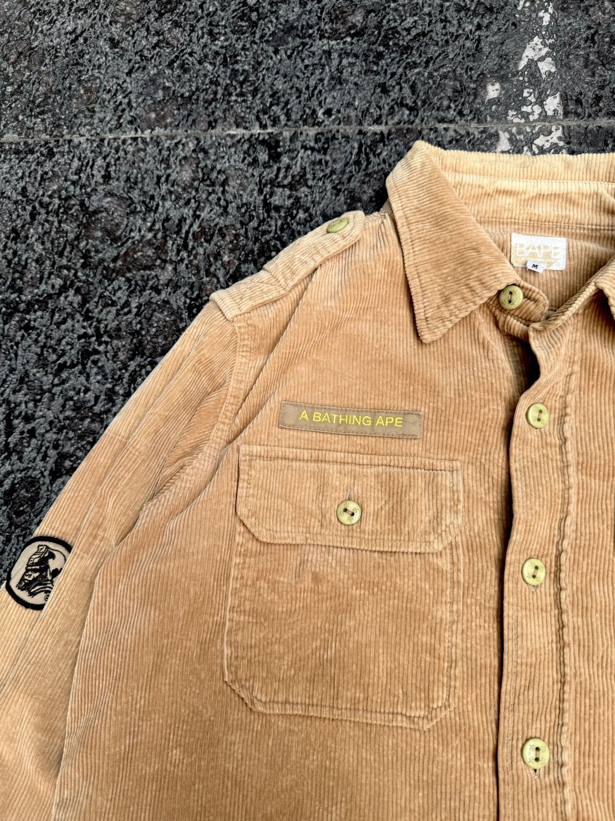 Bape RARE BAPE CORDUROY MILITARY SHACKET Size US M / EU 48-50 / 2 - 8 Thumbnail