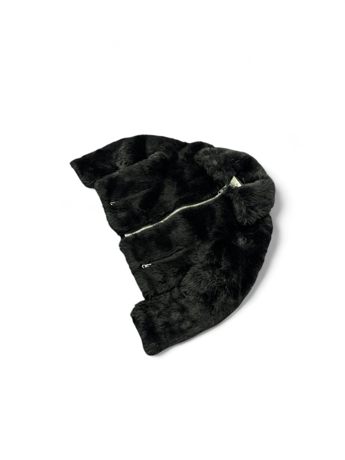 Cheap Monday × Vintage Cheap Monday Faux fur cropped jacket Size XS / US 0-2 / IT 36-38 - 2 Thumbnail