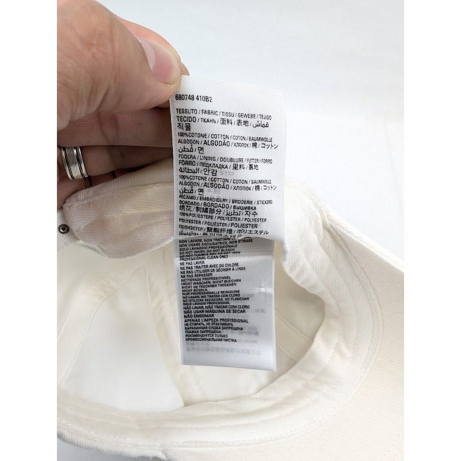 Balenciaga o1rshd1 Q:2 / Size: S / Hat / Cap in White Size ONE SIZE - 20 Thumbnail
