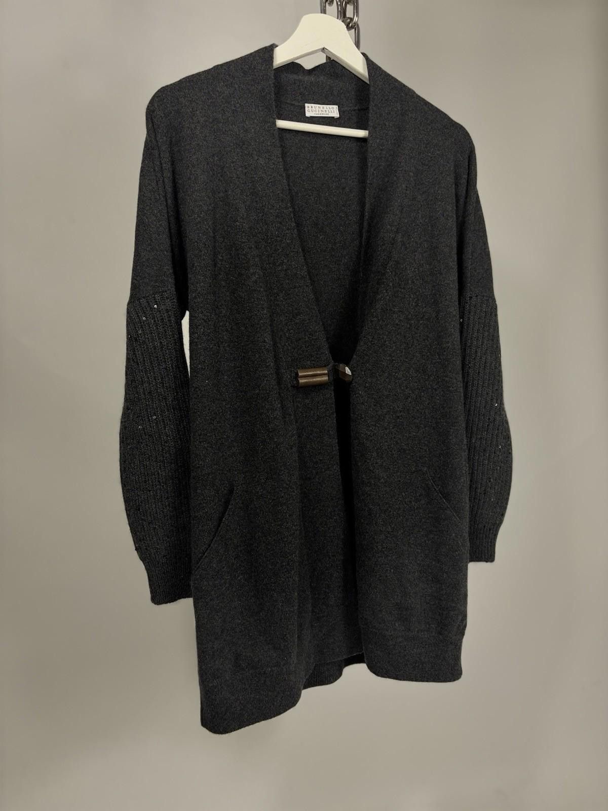 Brunello Cucinelli Brunello Cucinelli Cashmere Sequence Cardigan Sweater Size US M / EU 48-50 / 2 - 1 Thumbnail