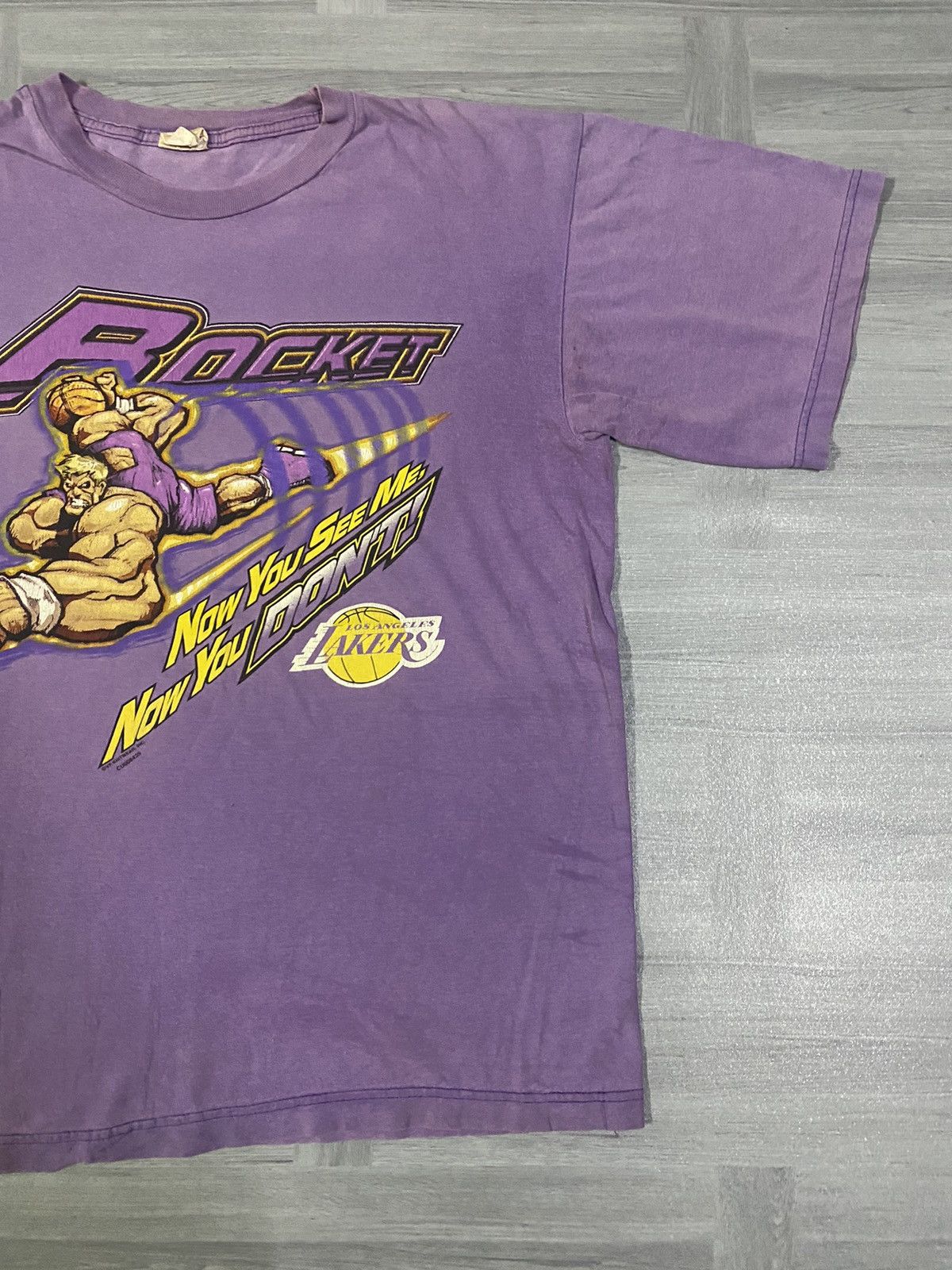 NBA Vintage LA Lakers Rocket Now You See Me , Now You Don’t Size US L / EU 52-54 / 3 - 4 Thumbnail