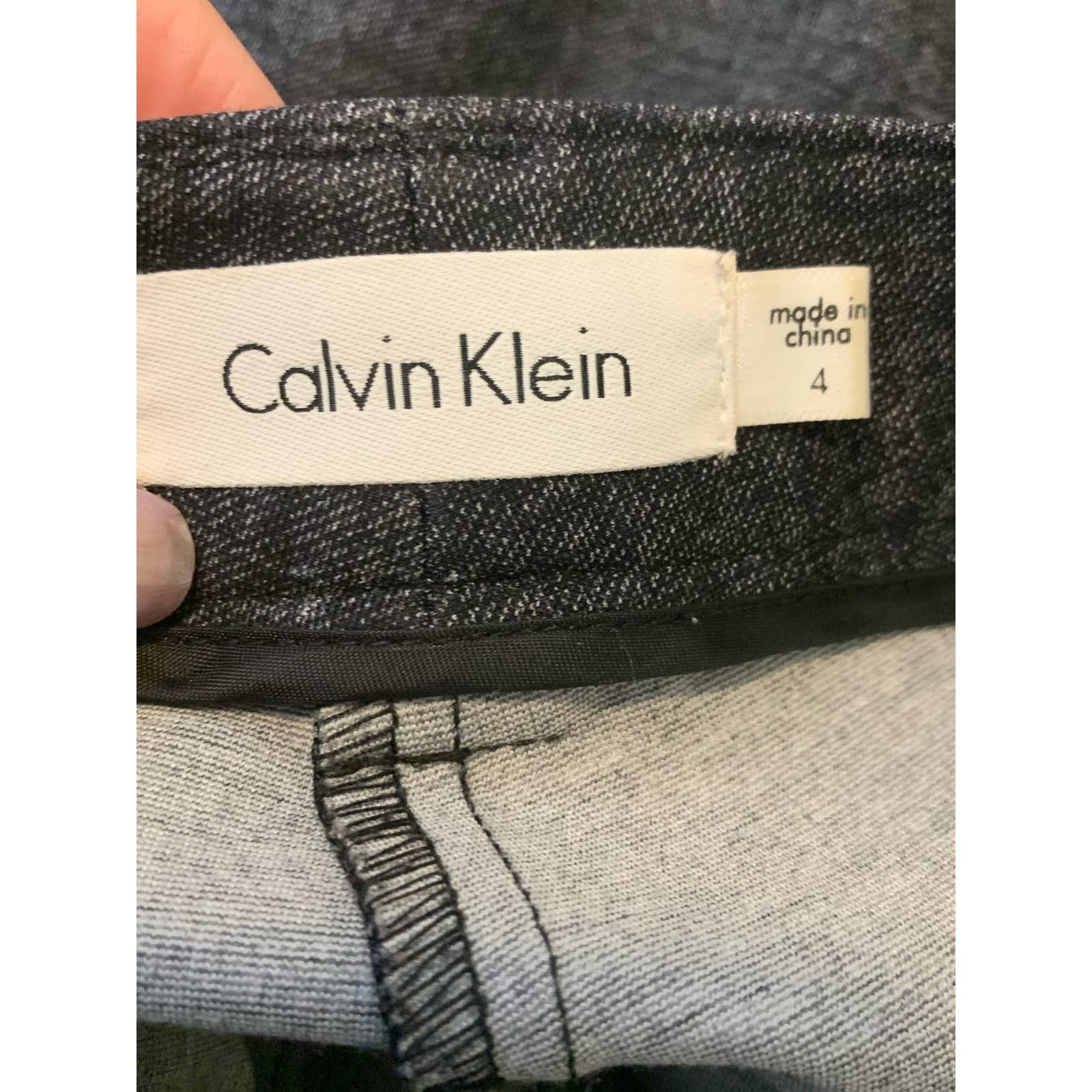 Calvin Klein Calvin Klein grayish blue stretch skinny pants size 4 Size 27" / US 4 / IT 40 - 3 Thumbnail