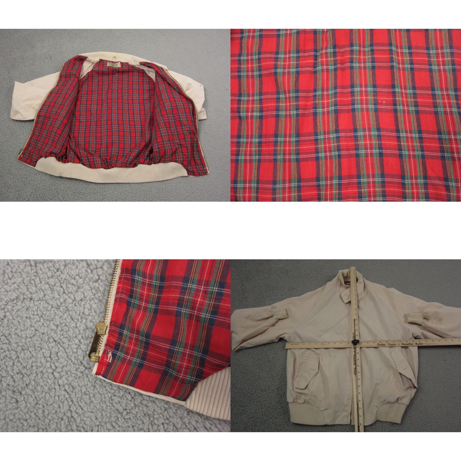Pinko VINTAGE Wedgefield Jacket Mens Large Pink Red Plaid Bomber Full Zip Hooded Canvas Workwear Logo 80s 90s Mens Size US L / EU 52-54 / 3 - 8 Thumbnail