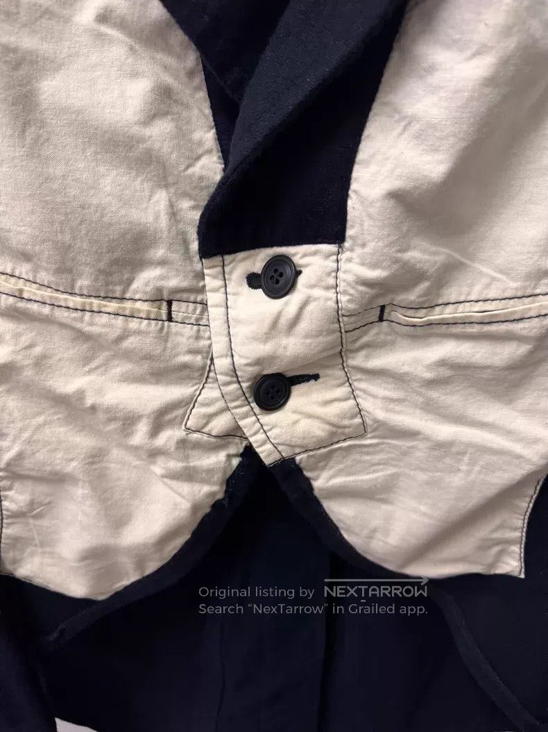 Comme des Garcons Comme Des Garcons Asymmetrical Folded Tailcoat Jacket Size XS / US 0-2 / IT 36-38 - 4 Thumbnail