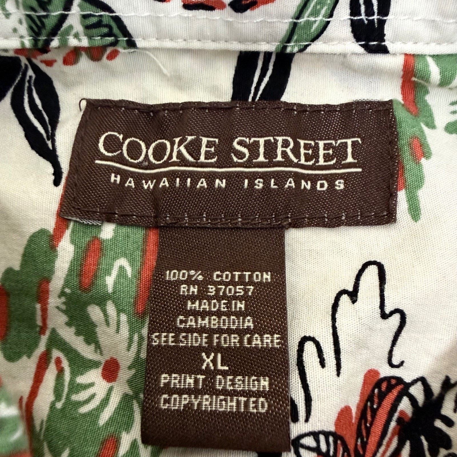 Other Cooke Street Mens XL Hawaiian Shirt Tropical Resort Vacation Size US XL / EU 56 / 4 - 2 Thumbnail
