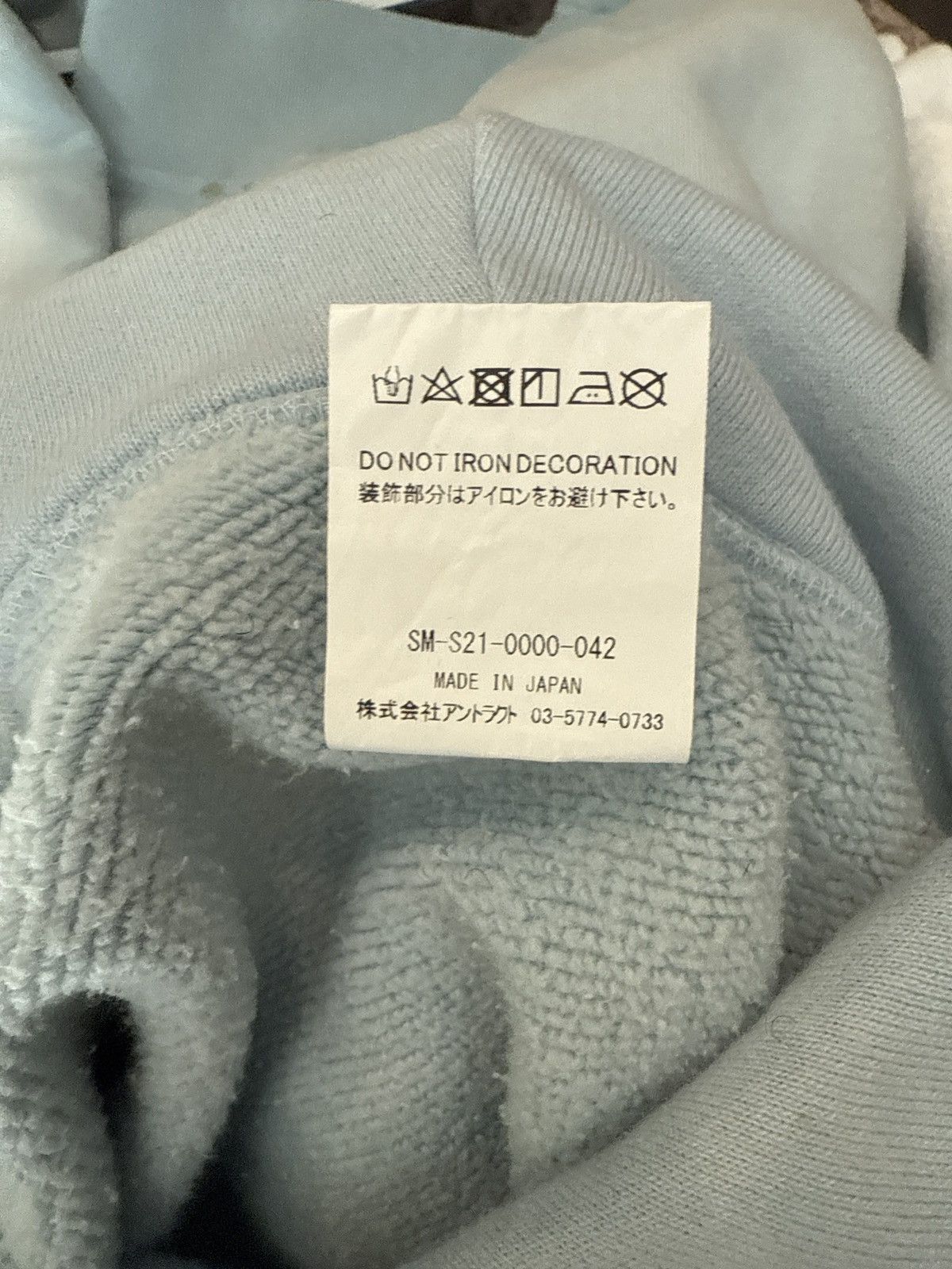 Saint Michael Saint Michael Angel of Death Hoodie Baby Blue Size US S / EU 44-46 / 1 - 4 Thumbnail