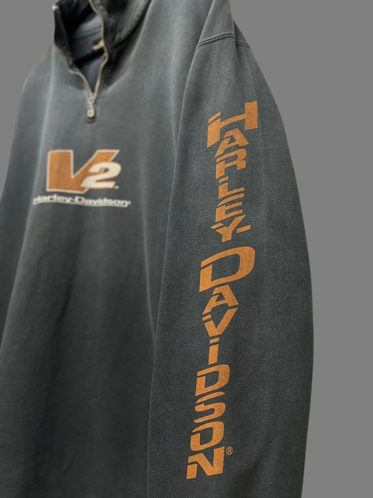 Indian Motorcycle Vintage Harley Davidson Y2K Black Quarter Zip Sweatshirt L Size US L / EU 52-54 / 3 - 5 Thumbnail
