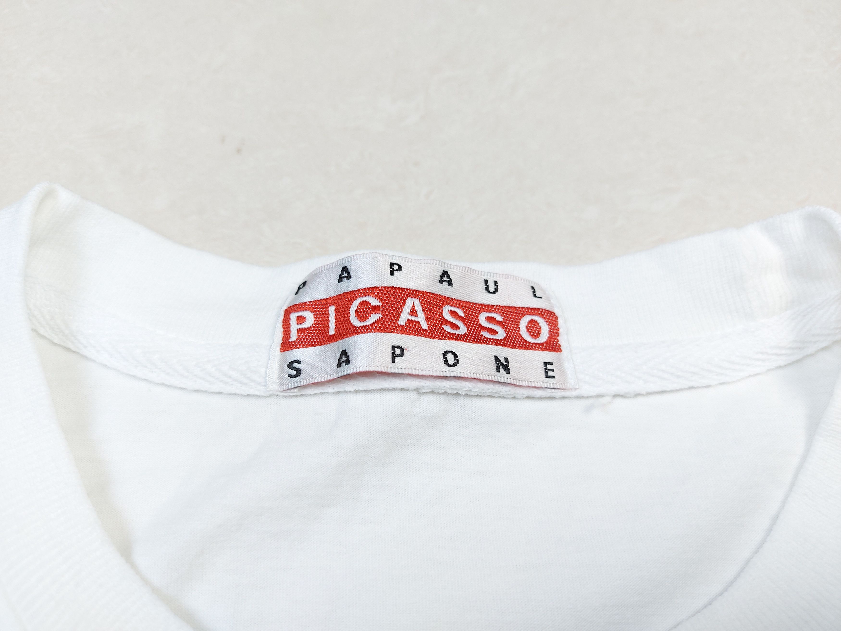 Vintage Vintage Papaul Picasso Sapone Art Dinner With Us TEE Size US XL / EU 56 / 4 - 10 Thumbnail