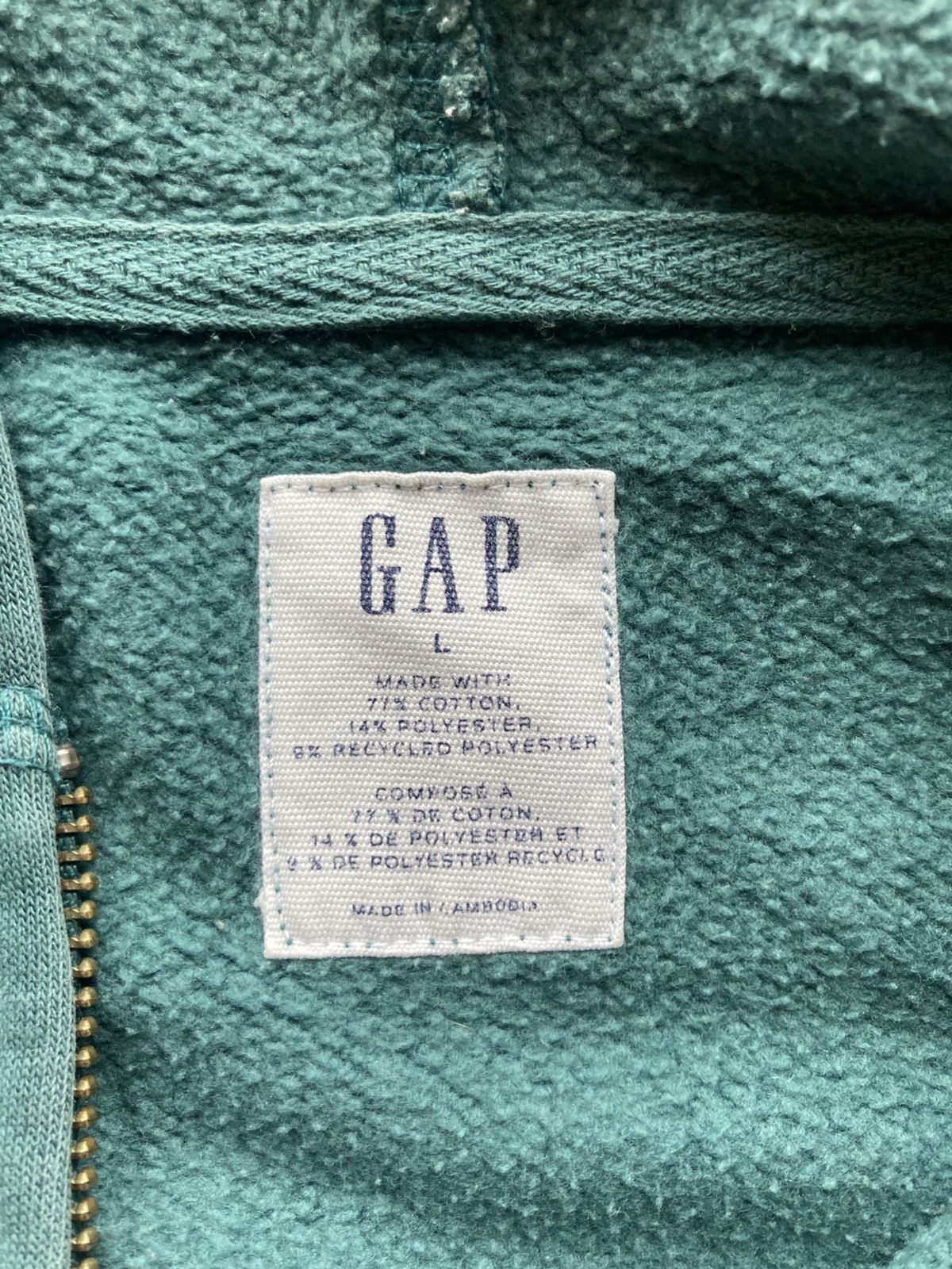 Gap Gap zip hoodie size L Size US L / EU 52-54 / 3 - 3 Thumbnail