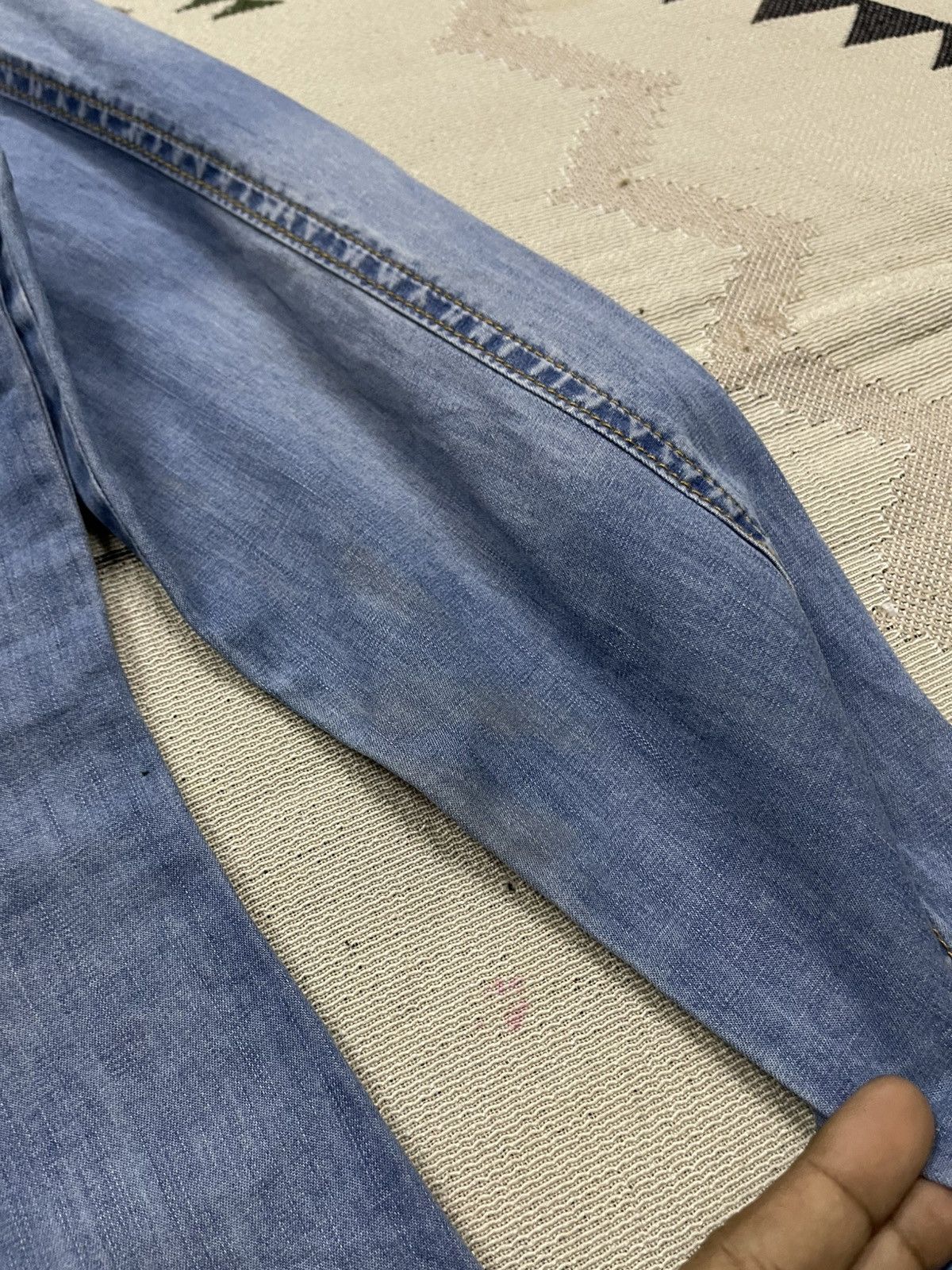 Diesel 2000s DIESEL BLUE DENIM BLOUSE WESTERN SNAP BUTTON SHIRT Size S / US 4 / IT 40 - 20 Thumbnail