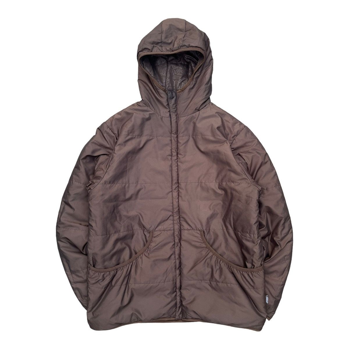 Old Stussy パフジャケット Mサイズ ベージュ GUCCIサンプリング Old Stussy パフジャケット Mサイズ ベージュ GUCCIサンプリング