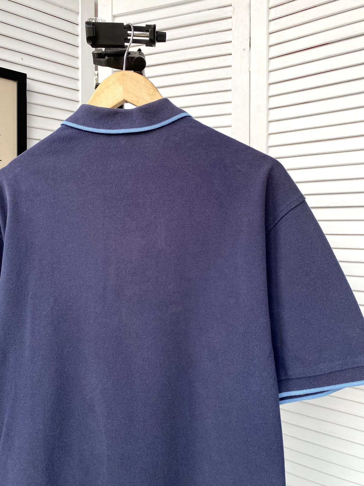 Nike × Vintage Nike Vintage Retro Polos Tee Shirt Navy Size US L / EU 52-54 / 3 - 8 Thumbnail