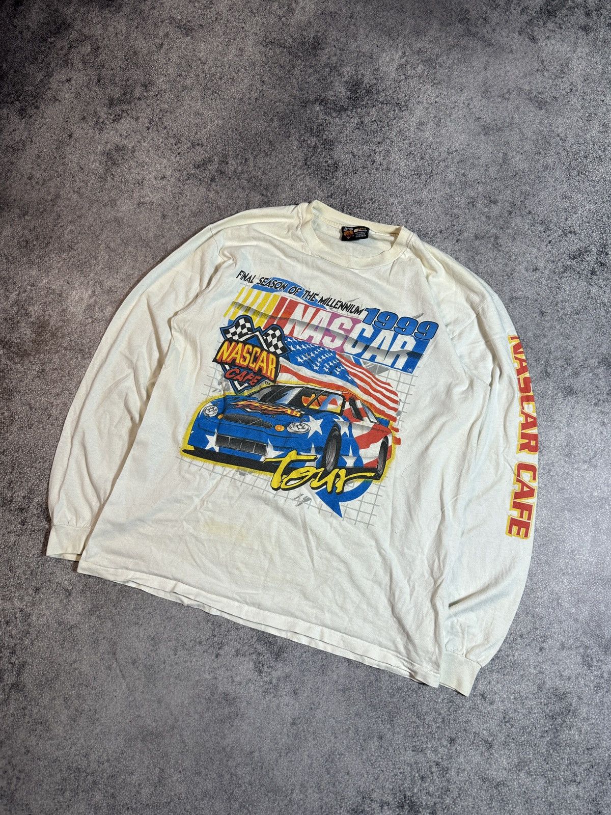 NASCAR Vintage NASCAR 1999 Long Sleeve Racing Moto Streetwear XL Size US XL / EU 56 / 4 - 1 Thumbnail