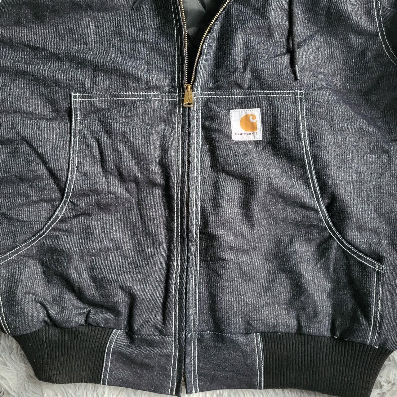 Carhartt Carhartt Men's Blue and Navy Jacket - Size L Size US L / EU 52-54 / 3 - 6 Thumbnail