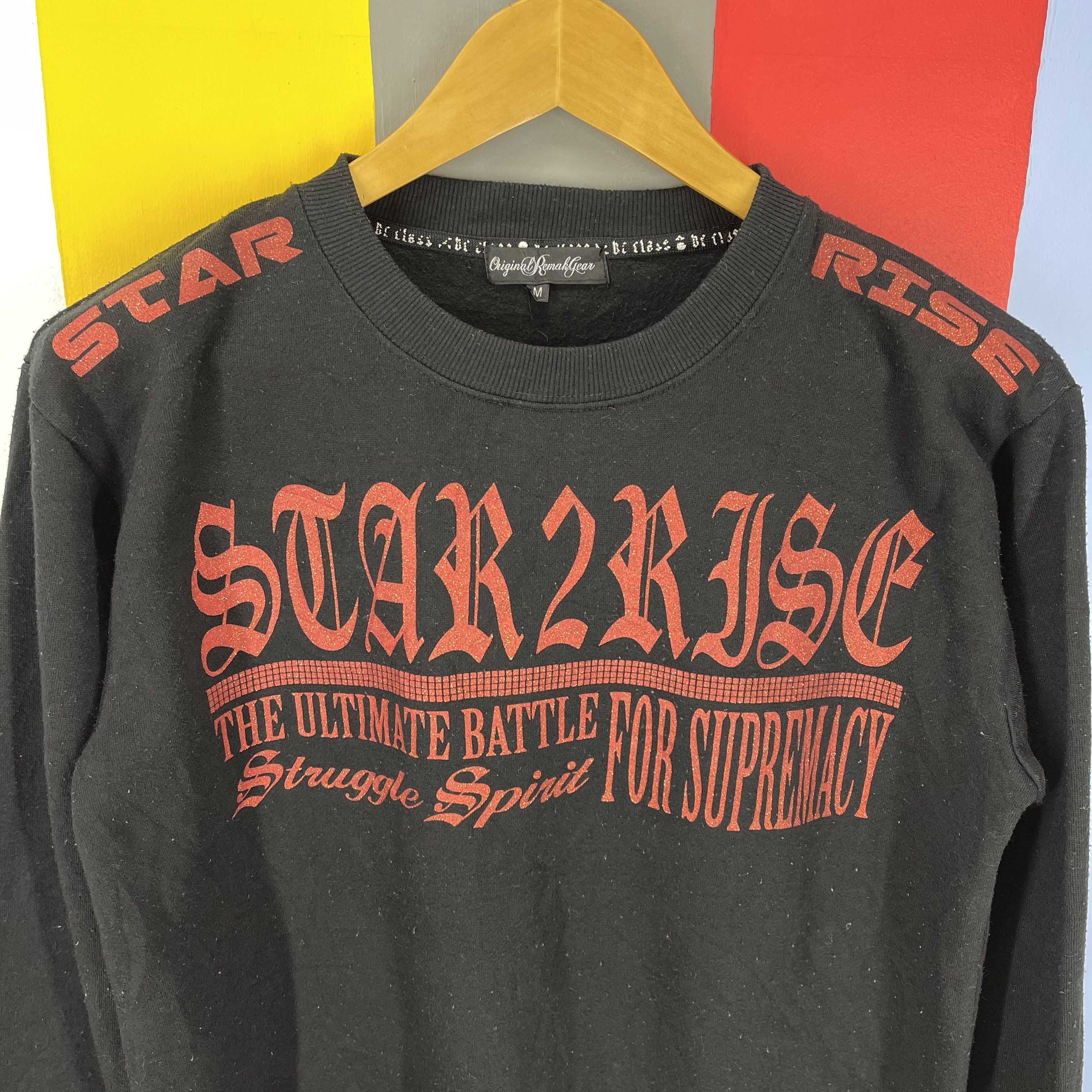 Japanese Brand STAR RISE by ORIGINAL REMAK GEAR Sweatshirt #1344/AU Size US M / EU 48-50 / 2 - 7 Thumbnail