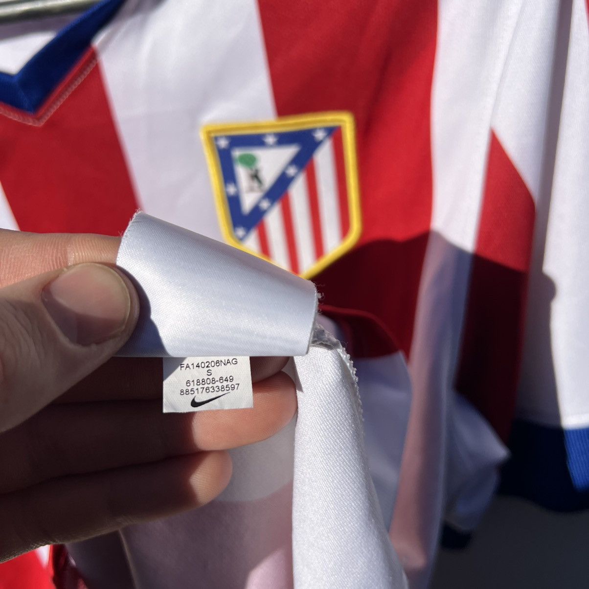 Nike 2014-2015 Atletico Madrid soccer jersey football nike Size US S / EU 44-46 / 1 - 9 Thumbnail