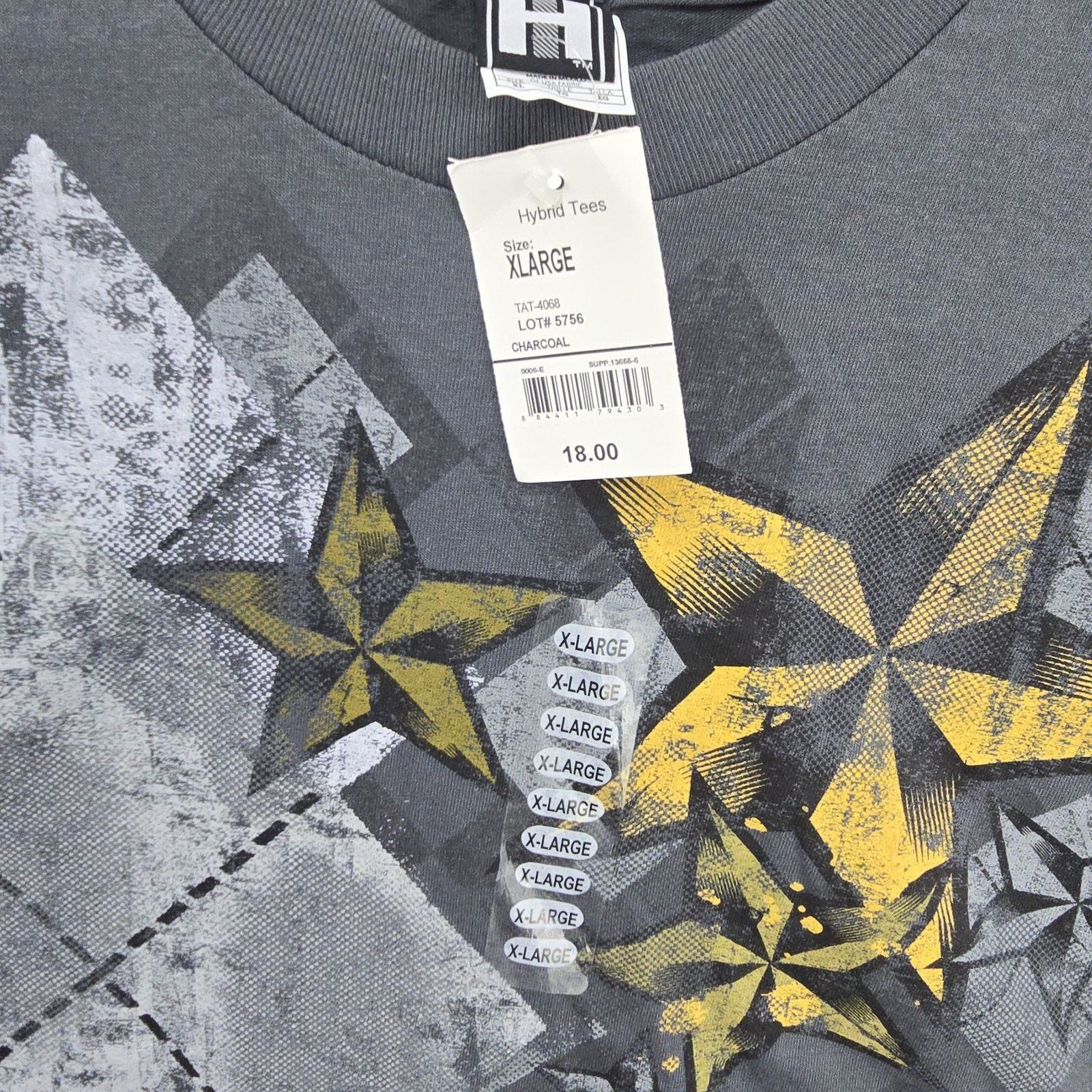 Other Vtg Y2K Hybrid Tee Shirt XL Stars Argyle Pinkman Grunge Size US XL / EU 56 / 4 - 3 Thumbnail