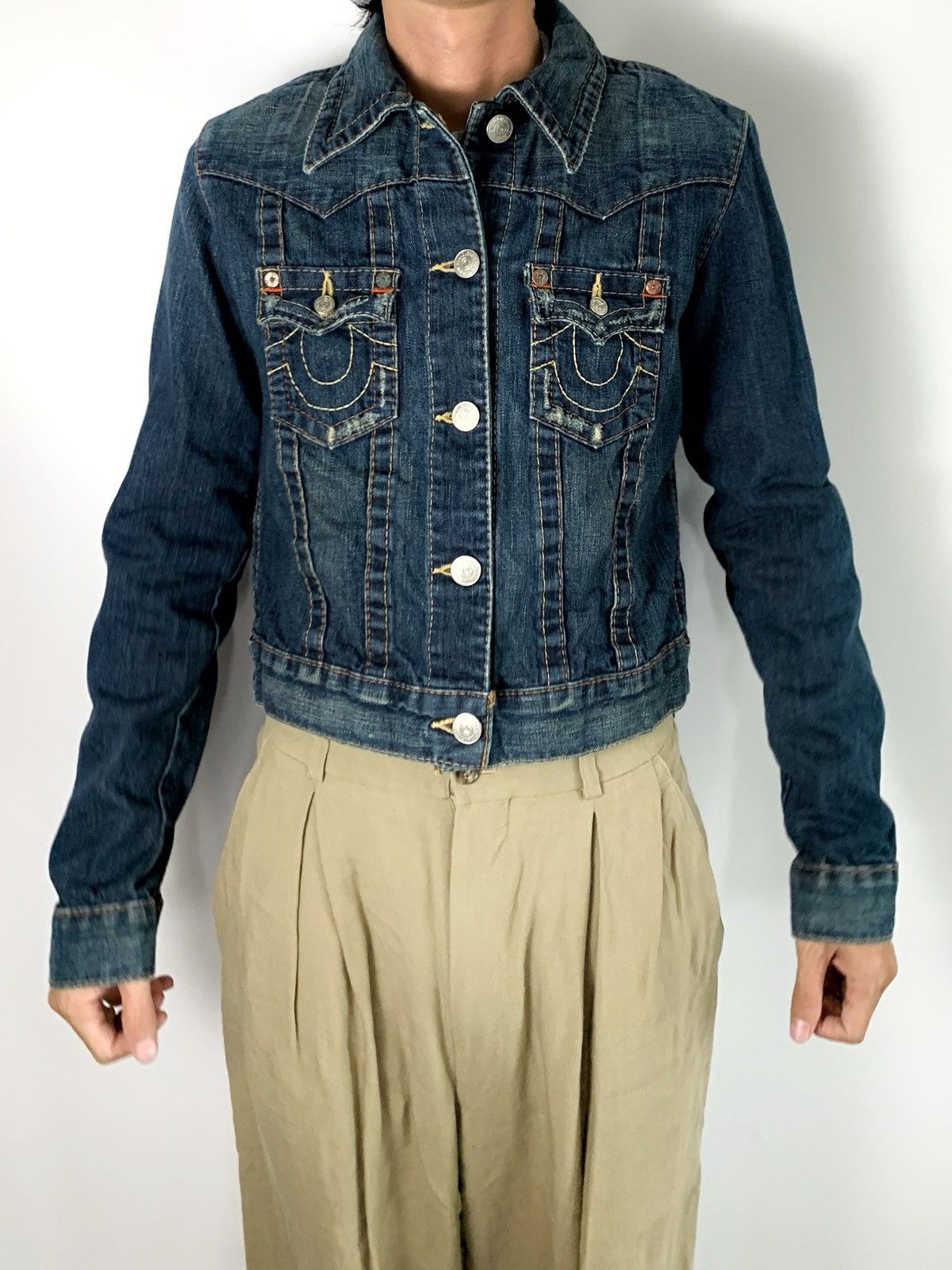 True Religion True religion junkie boxy trucker jeans jacket Size US S / EU 44-46 / 1 - 2 Thumbnail