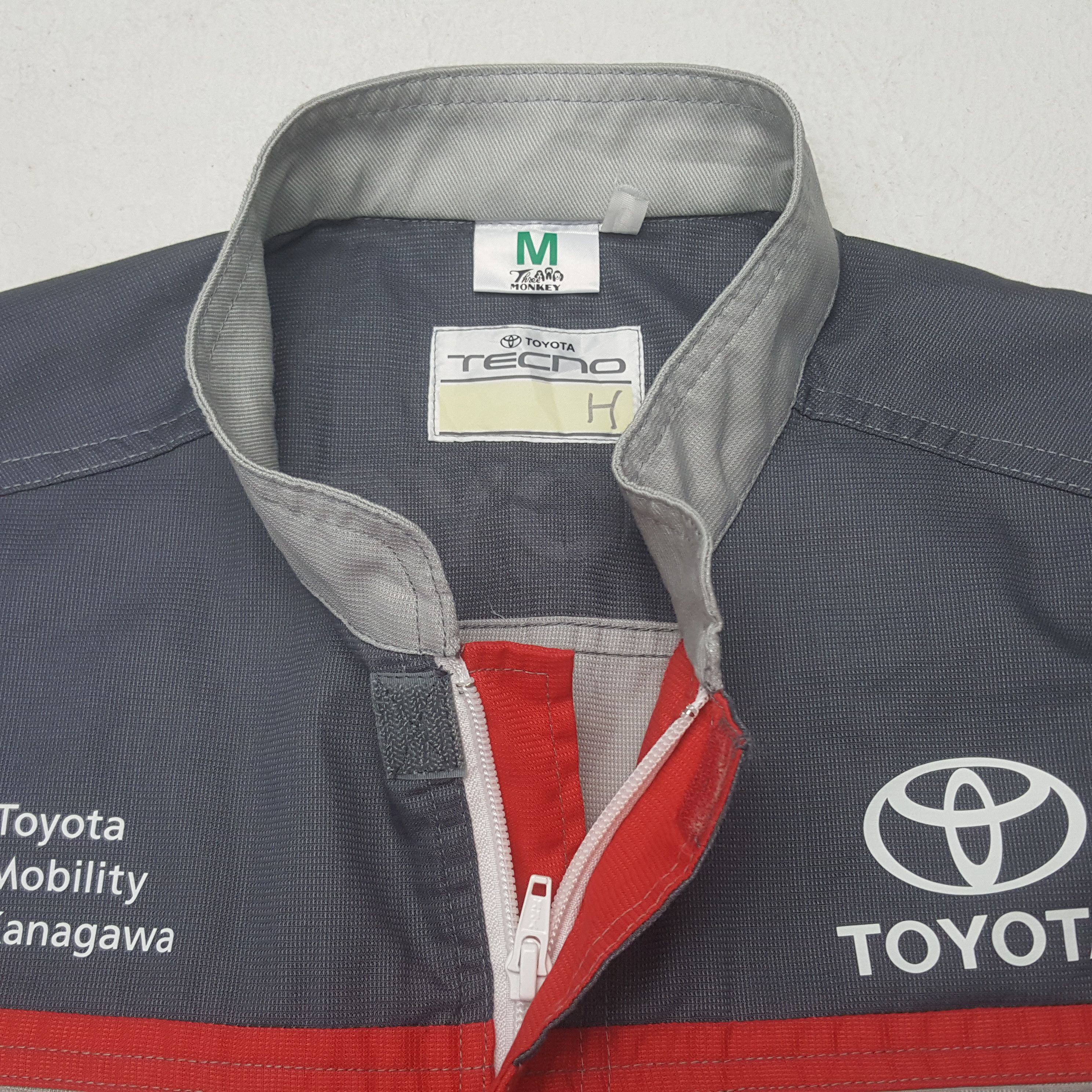 Japanese Brand Vintage Toyota Racing Team Work Coverall Jacket C300N13 Size US S / EU 44-46 / 1 - 9 Thumbnail