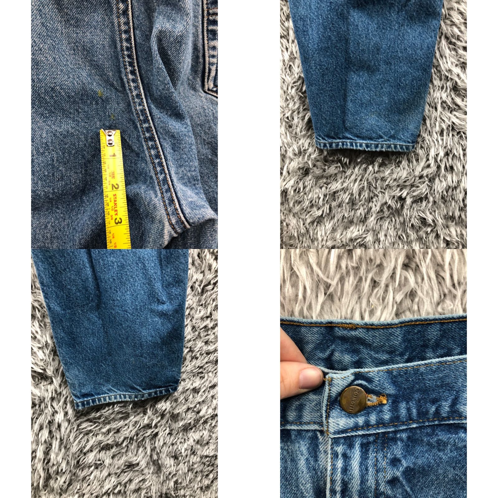 Carhartt Carhartt Jeans Size 40x30 Mens Mid Rise Straight Blue Stone Wash Denim Size US 40 / EU 56 - 8 Thumbnail