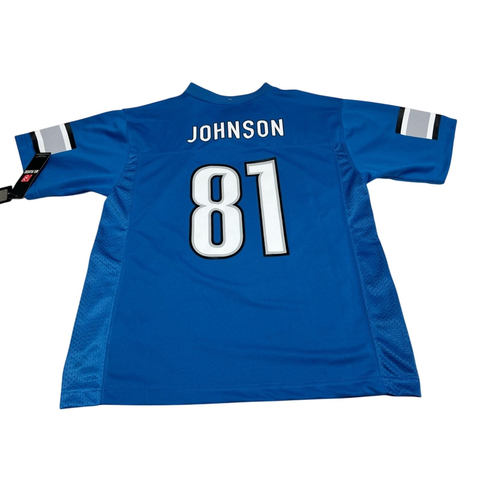 NFL New Rare 2012 Youth Detroit Lions Calvin Johnson Jersey Size US M / EU 48-50 / 2 - 2 Thumbnail