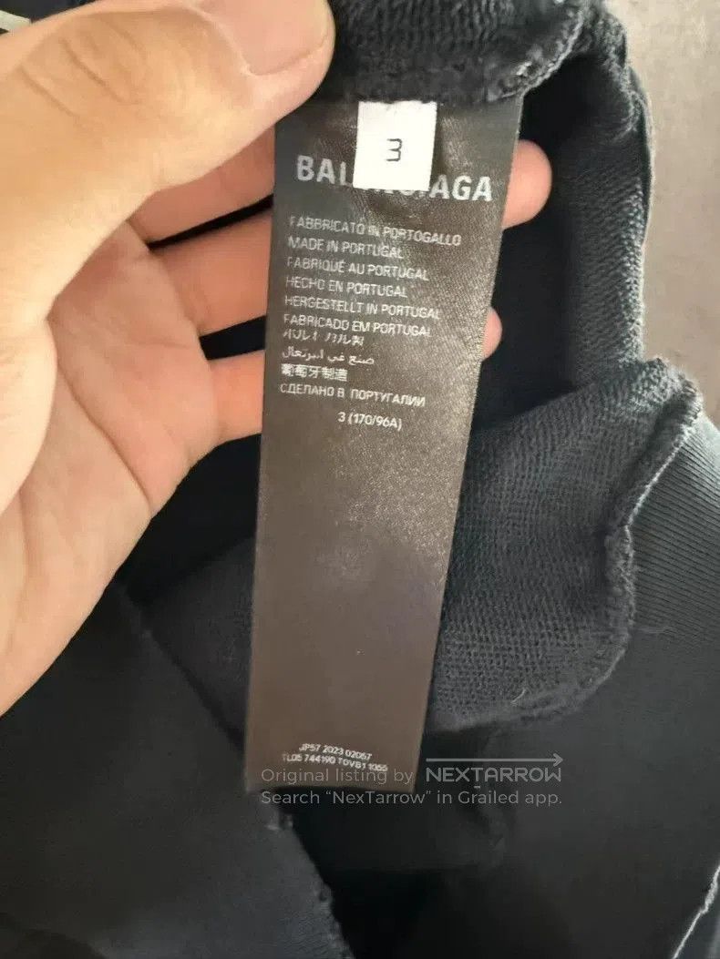 Balenciaga Balenciaga Tape Hoodie Sweatshirt. Size US L / EU 52-54 / 3 - 4 Thumbnail