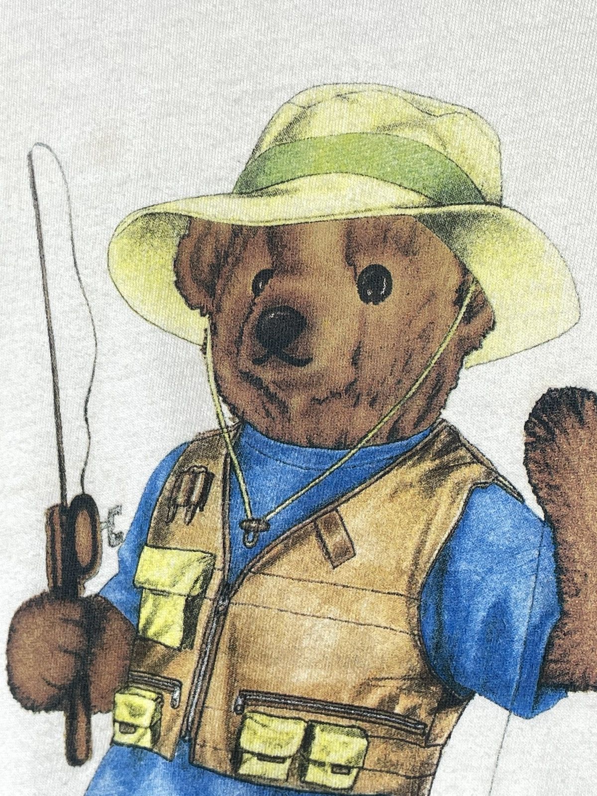 Polo Ralph Lauren × RRL Ralph Lauren × Vintage T-Shirt Polo Bear Fisherman OG Vintage Size US L / EU 52-54 / 3 - 5 Thumbnail