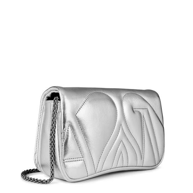 Alexander McQueen o1g2r1mq0824 Size: OS / The Seal Mini Bag in Light Silver Size ONE SIZE - 2 Thumbnail