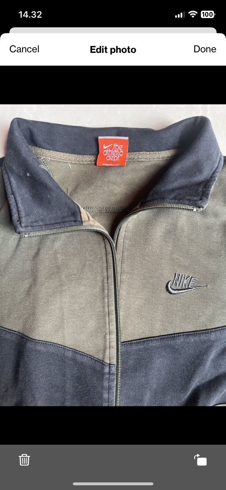 Nike Vintage Nike Track Top Size L / US 10 / IT 46 - 2 Thumbnail