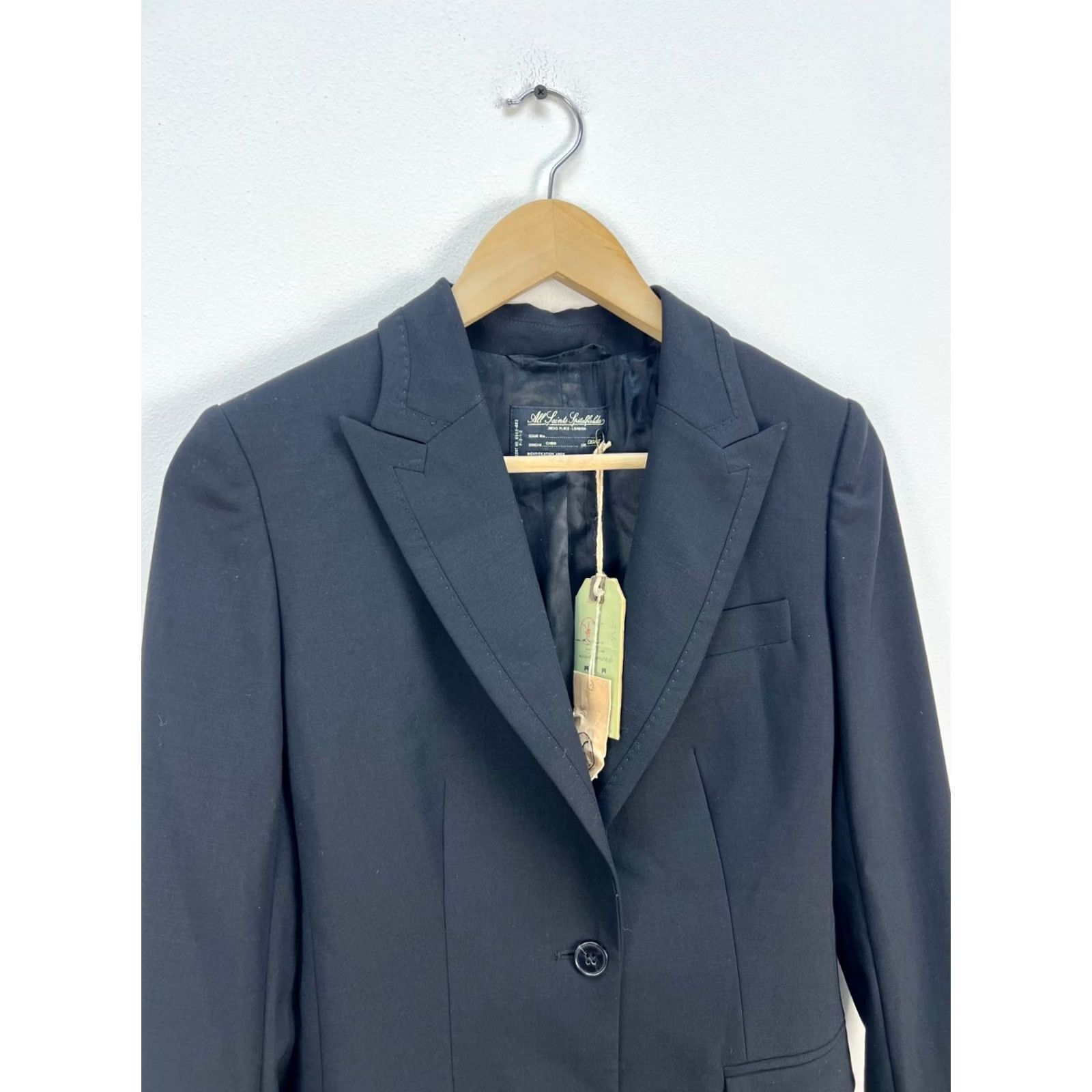Allsaints - New Title: "AllSaints Adersi Jacket Blazer - Womens Size 8 S" - Added Brand Size S / US 4 / IT 40 - 2 Thumbnail