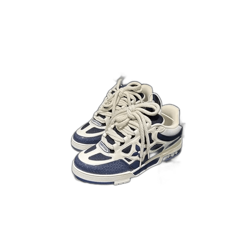 LOUIS VUITTON Skate Blue White Sneakers Size 41