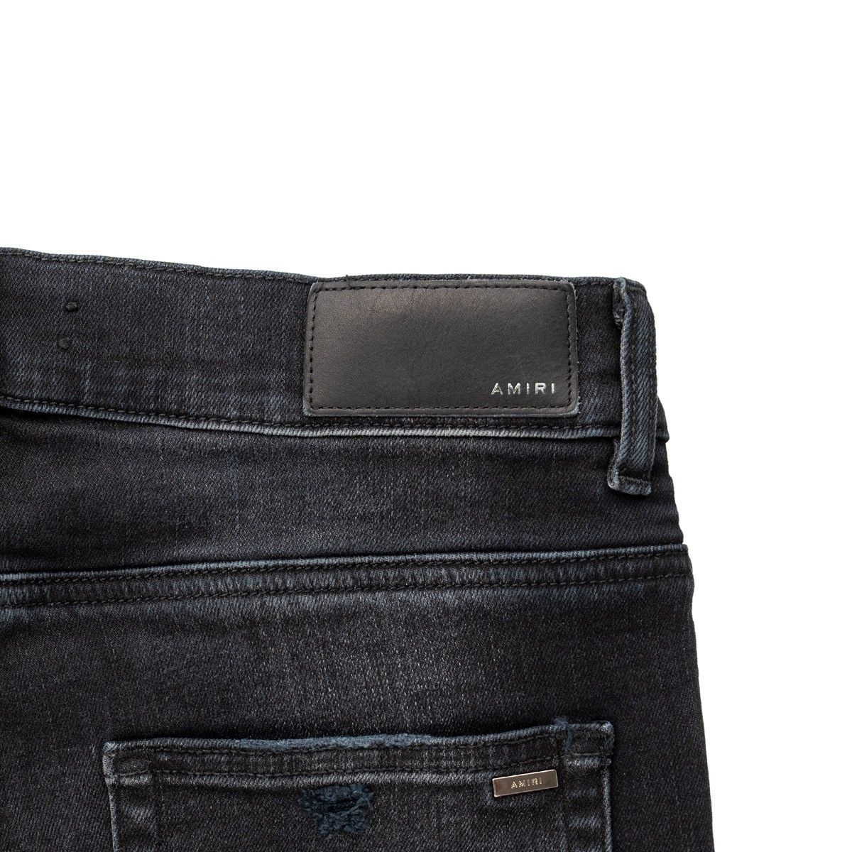 Amiri Amiri MX1 Ultra Suede Patch Jeans Aged Black Green Size US 33 - 4 Thumbnail