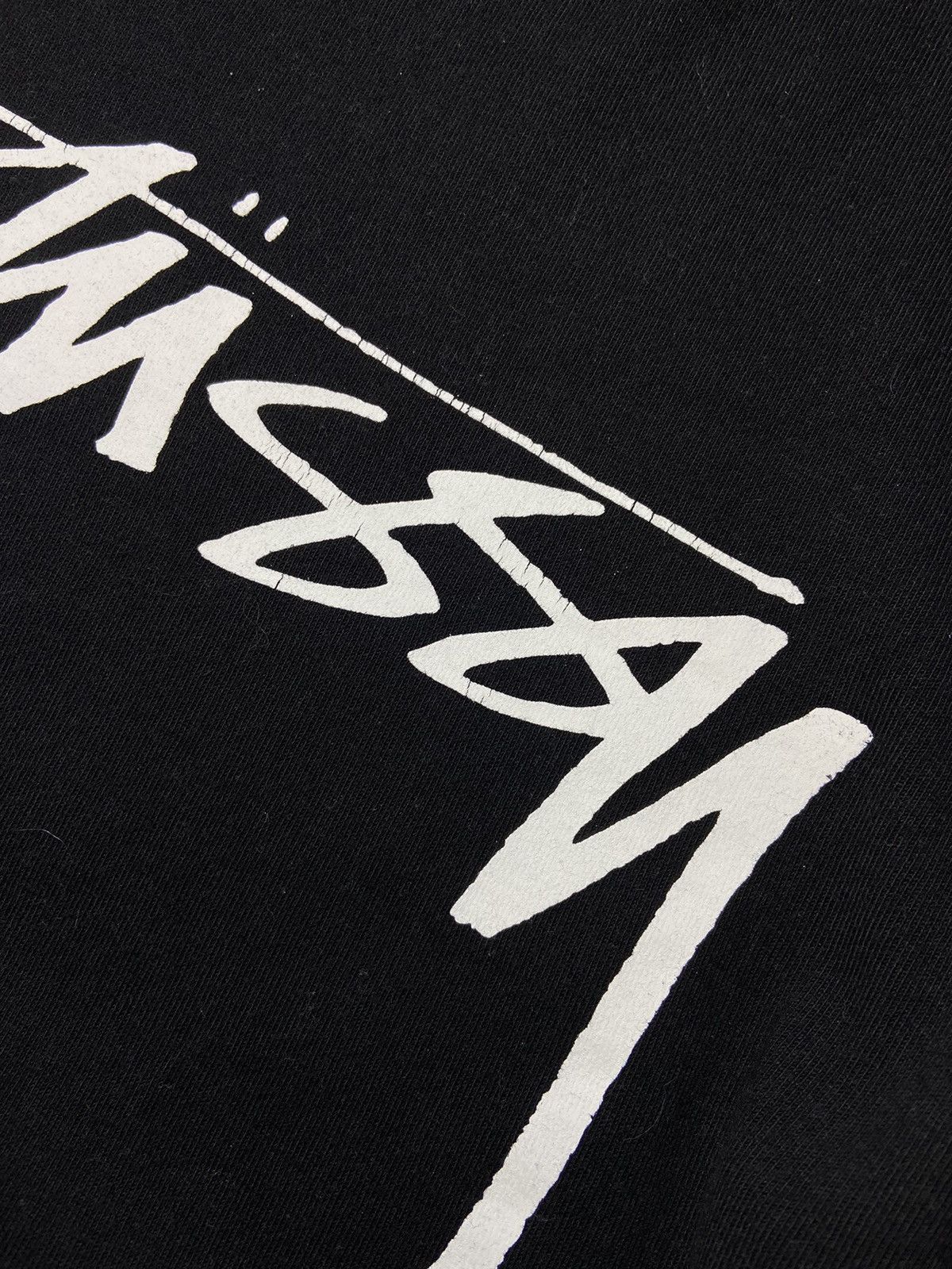 Stussy × Vintage 💥Stussy vintage big logo black light sweatshirt‼️ Size US XL / EU 56 / 4 - 6 Thumbnail