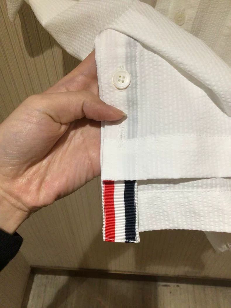 Thom Browne Thom Browne size2 White puffed short-sleeved shirt Size US M / EU 48-50 / 2 - 6 Thumbnail