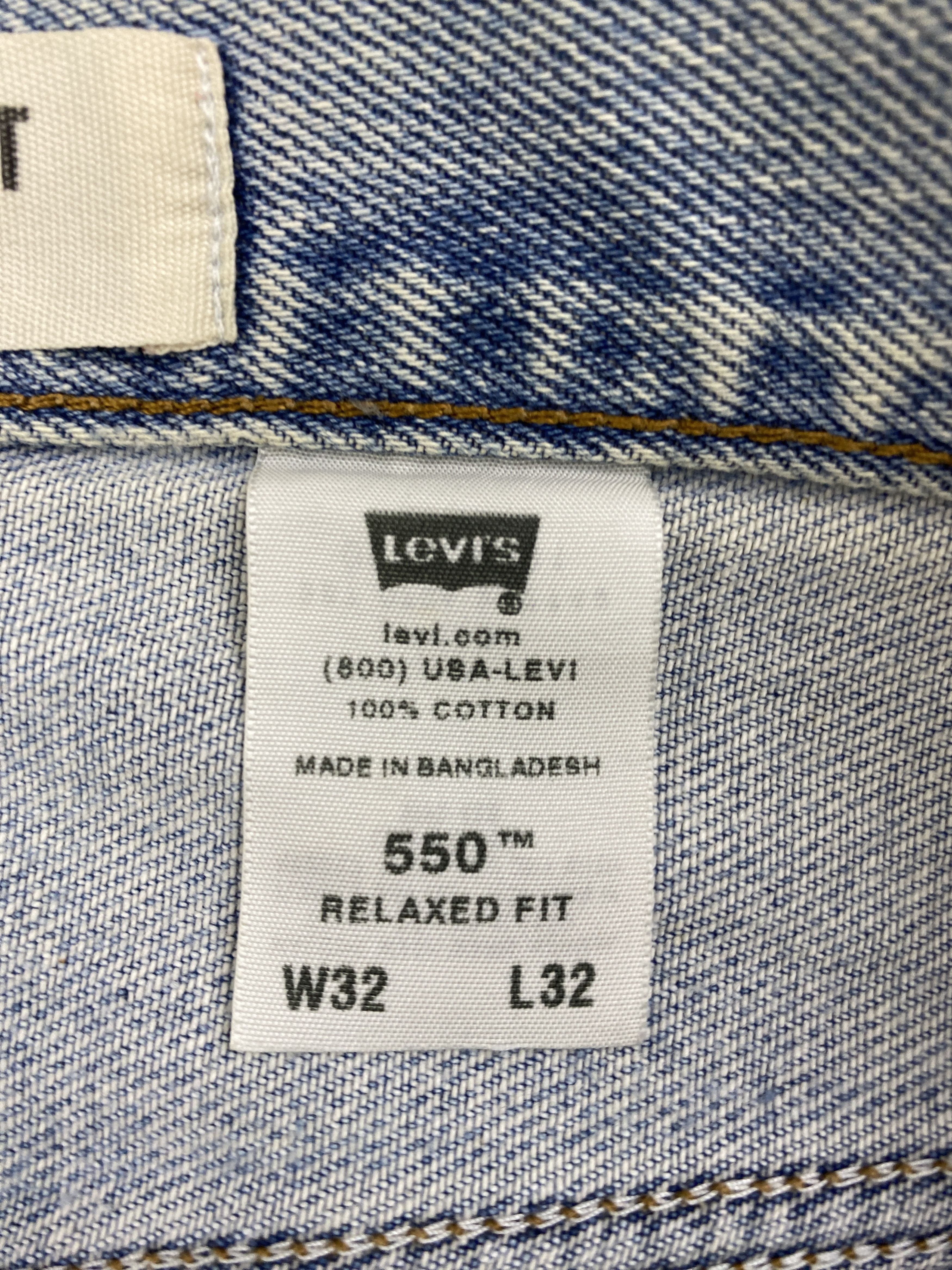 Levi's × Vintage Light Washed Vintage Levi's 550 Denim Jeans Size US 32 / EU 48 - 7 Thumbnail