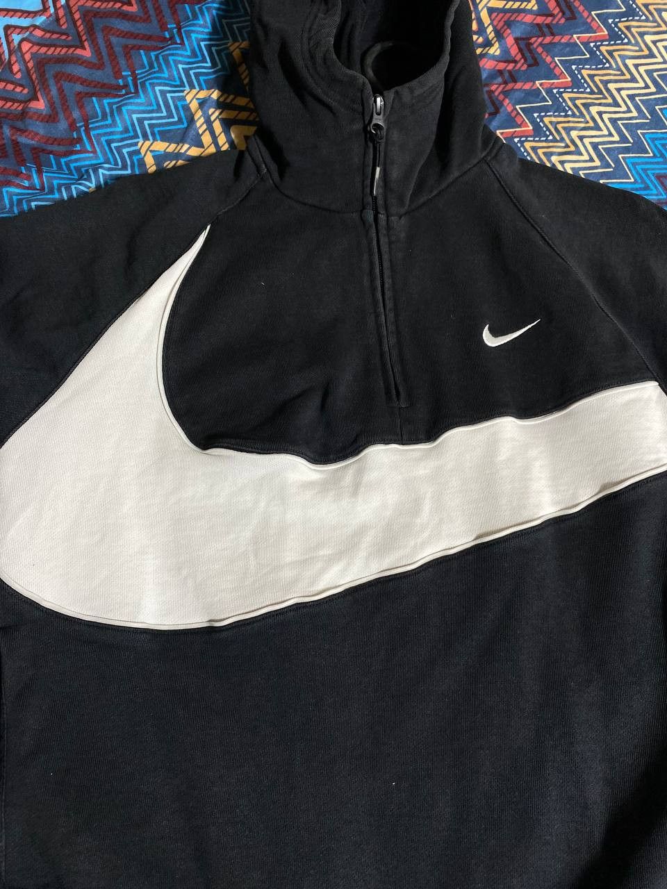 Nike vintage front logo pullover hoodie best sale