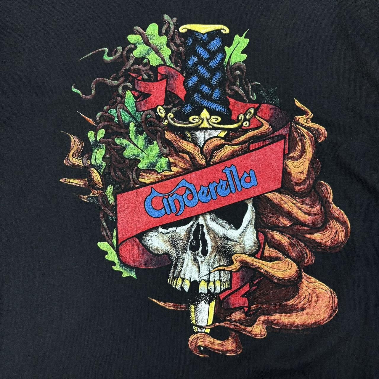 Vintage 1989 VTG Cinderella Wanted Long Cold Winter Tour Band T Shir Size US L / EU 52-54 / 3 - 2 Thumbnail