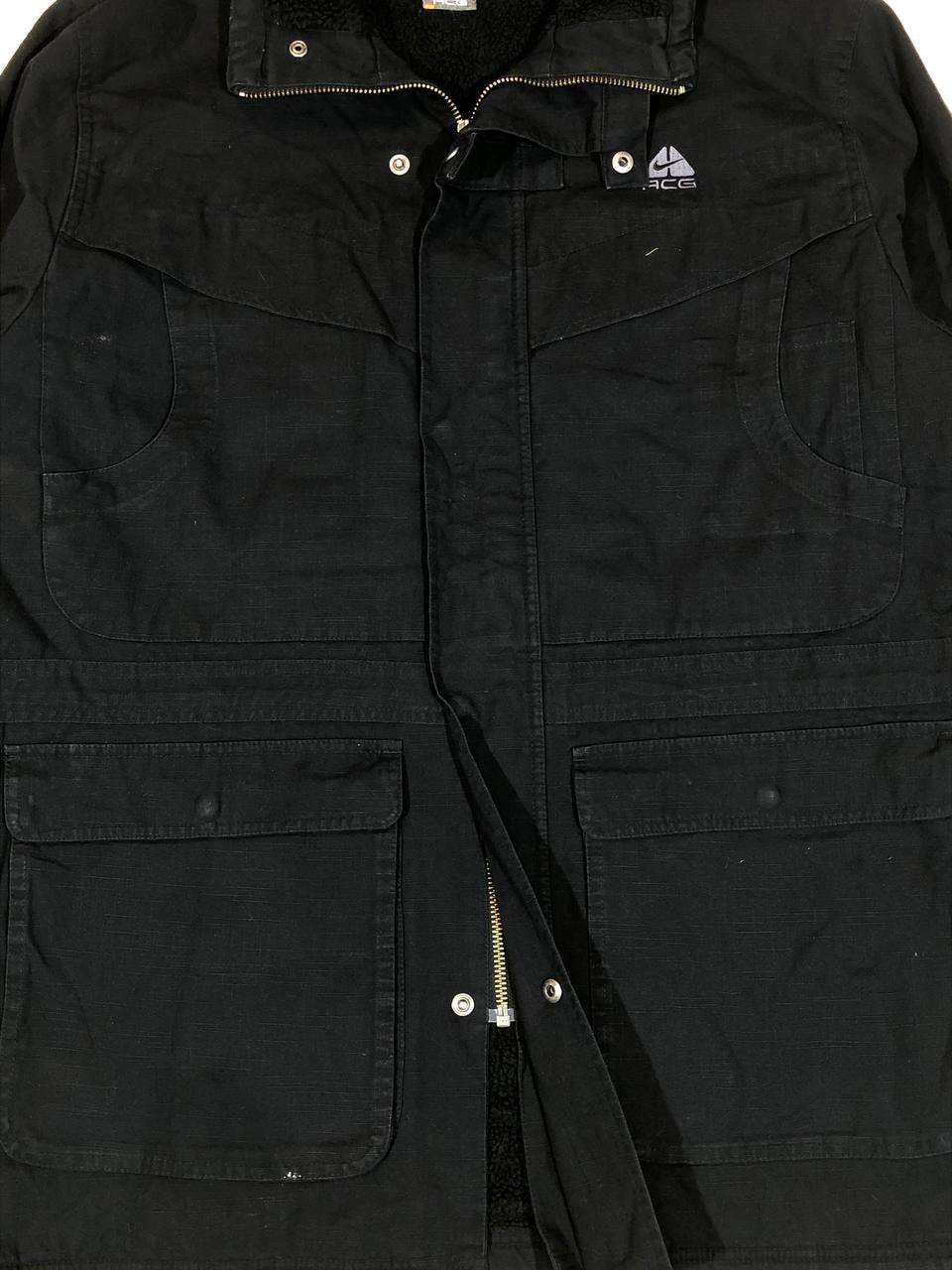 Nike ACG × Vintage NIKE ACG Vintage Sherpa Jacket Black Size US XL / EU 56 / 4 - 10 Thumbnail