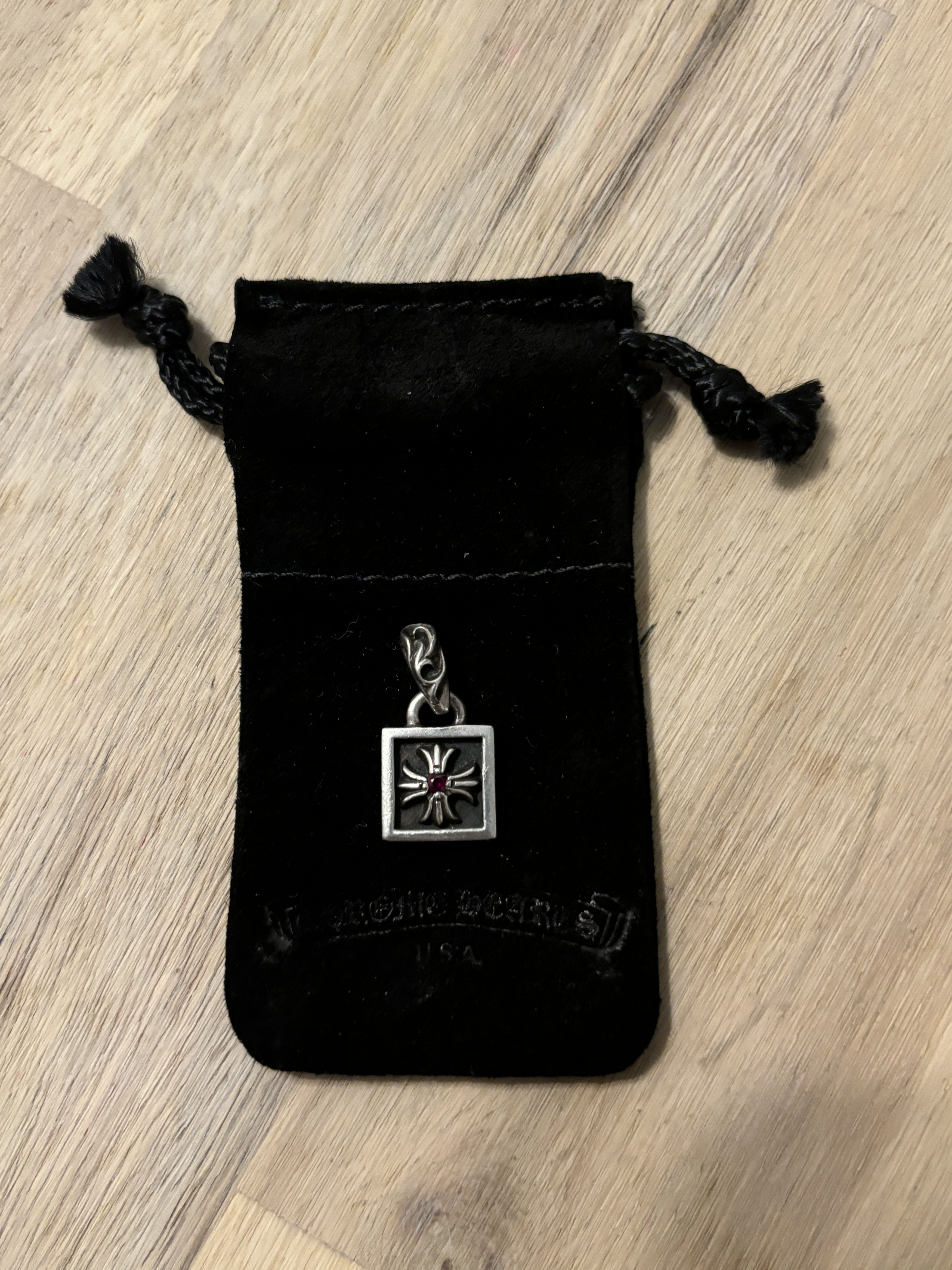 Chrome Hearts CHROME HEARTS CROSS RUBY PENDANT Size ONE SIZE - 1 Thumbnail