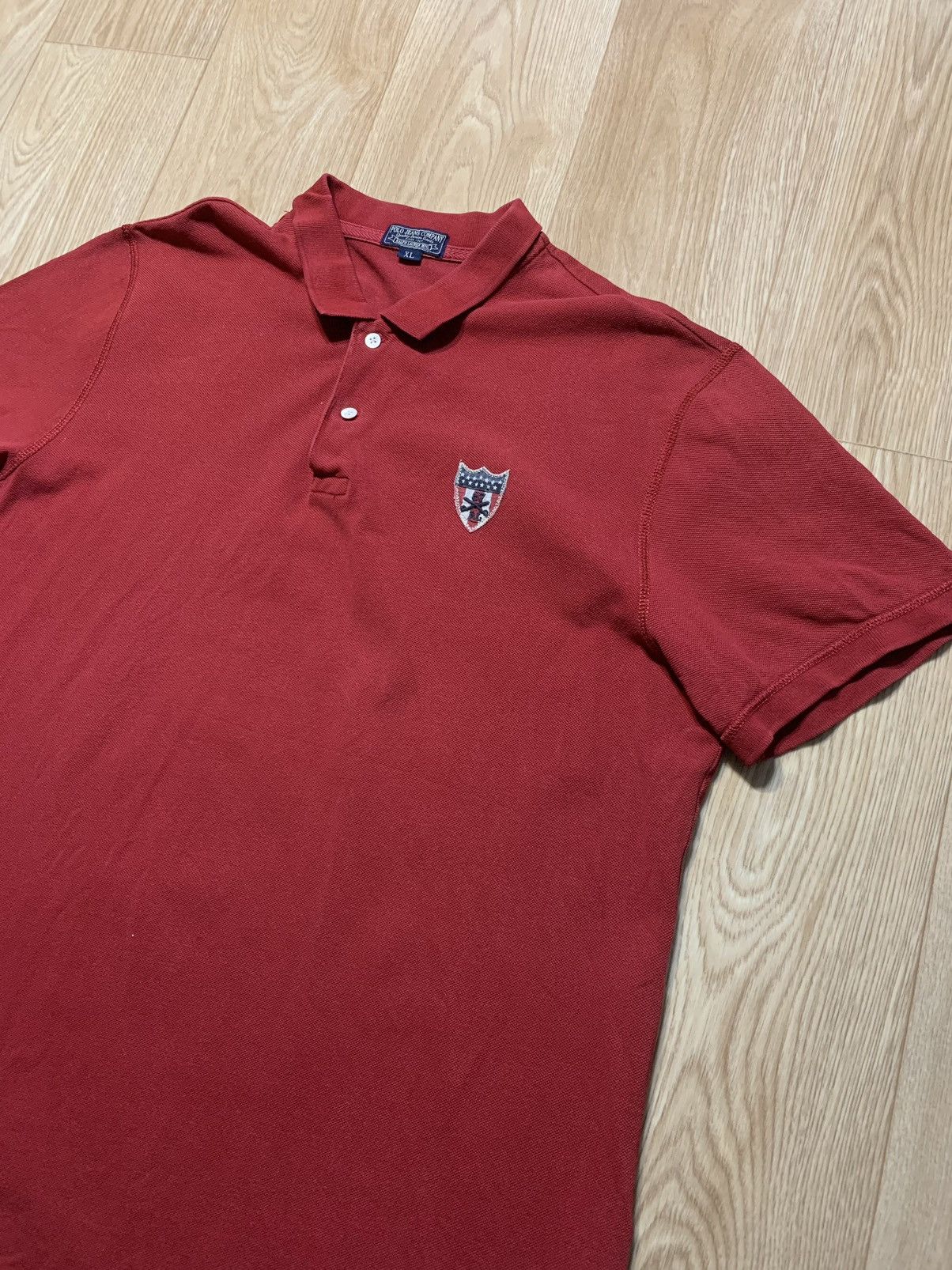Japanese Brand Vintage Polo Jeans Company Ralph Lauren Flag Polo Size US XL / EU 56 / 4 - 8 Thumbnail