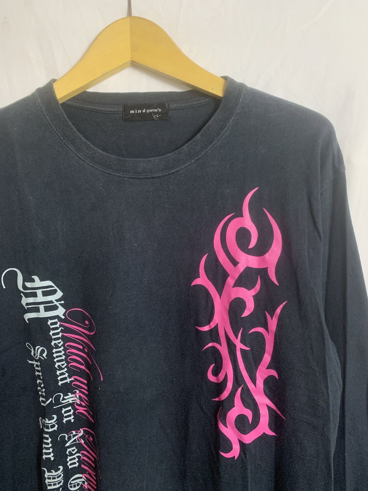 Japanese Brand Japanese Mindgames longsleve Size US M / EU 48-50 / 2 - 3 Thumbnail