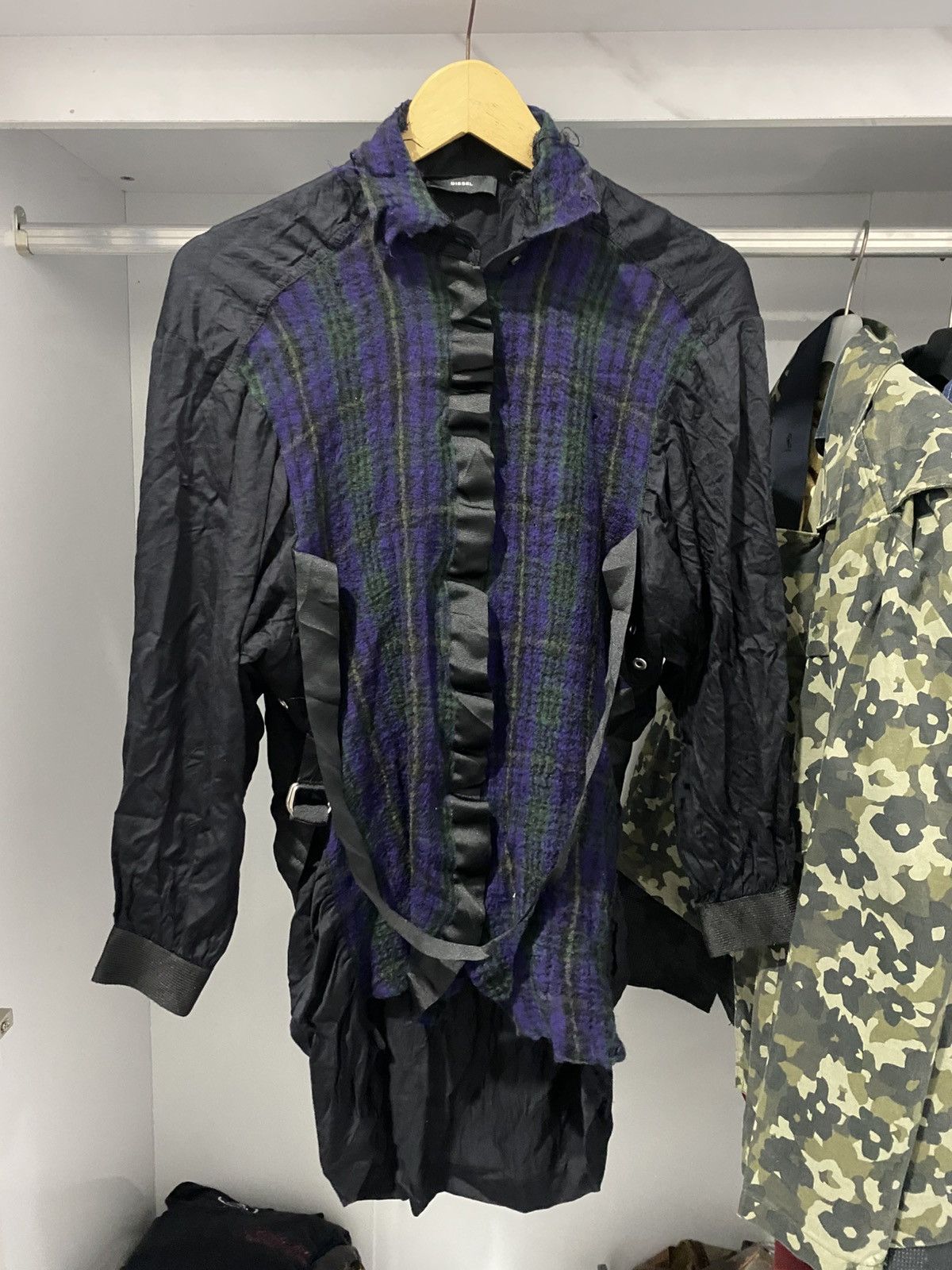 Diesel 🖤BLACKFRIDAY🖤Diesel Bondage Hybrid Punk Shirt Size XS / US 0-2 / IT 36-38 - 1 Thumbnail