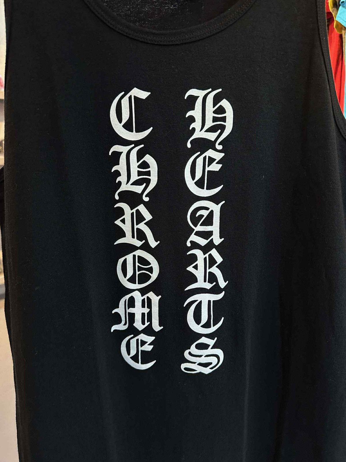 Chrome Hearts Chrome Hearts Vintage Vertical ScriptTank Top Size L / US 10 / IT 46 - 4 Thumbnail