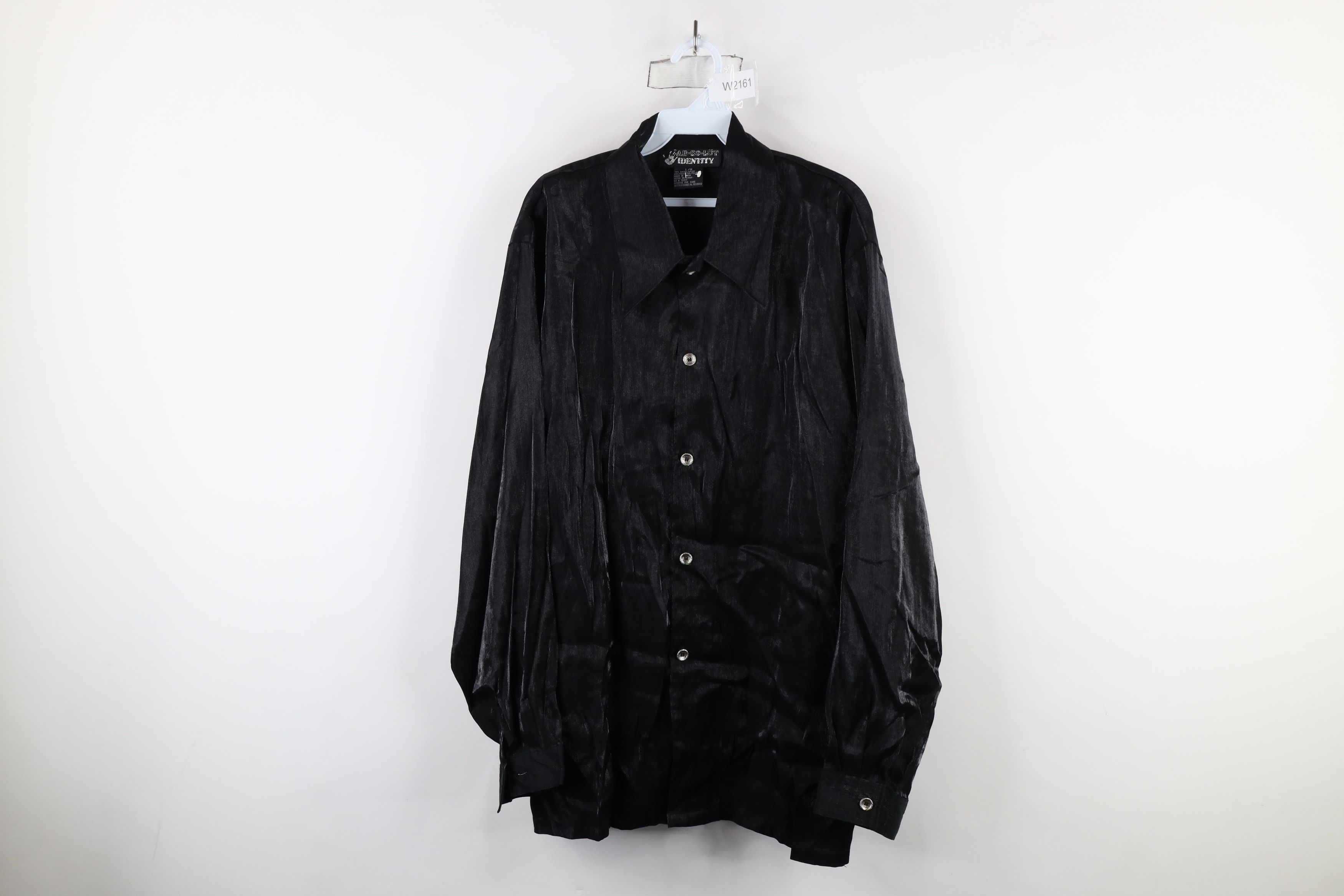 Vintage Vintage 90s Streetwear Disco Dance Collared Button Shirt Size US L / EU 52-54 / 3 - 1 Thumbnail