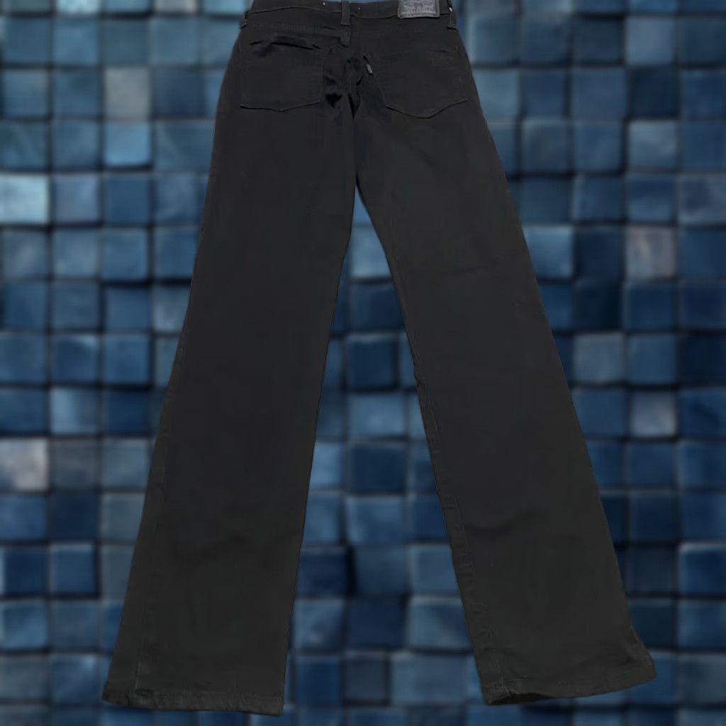 Levi's Levi's 724 Jeans Black Dark Wash High Rise Straight Leg Womens Size 25 Denim Regular Fit Size 42" / US 20 - 1 Thumbnail