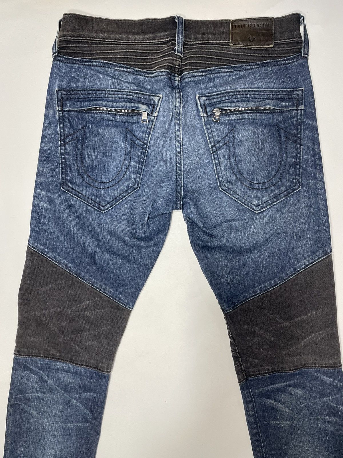 True Religion Vtg True Religion Rocco ripstop distress biker denim skinny Size US 28 / EU 44 - 13 Thumbnail
