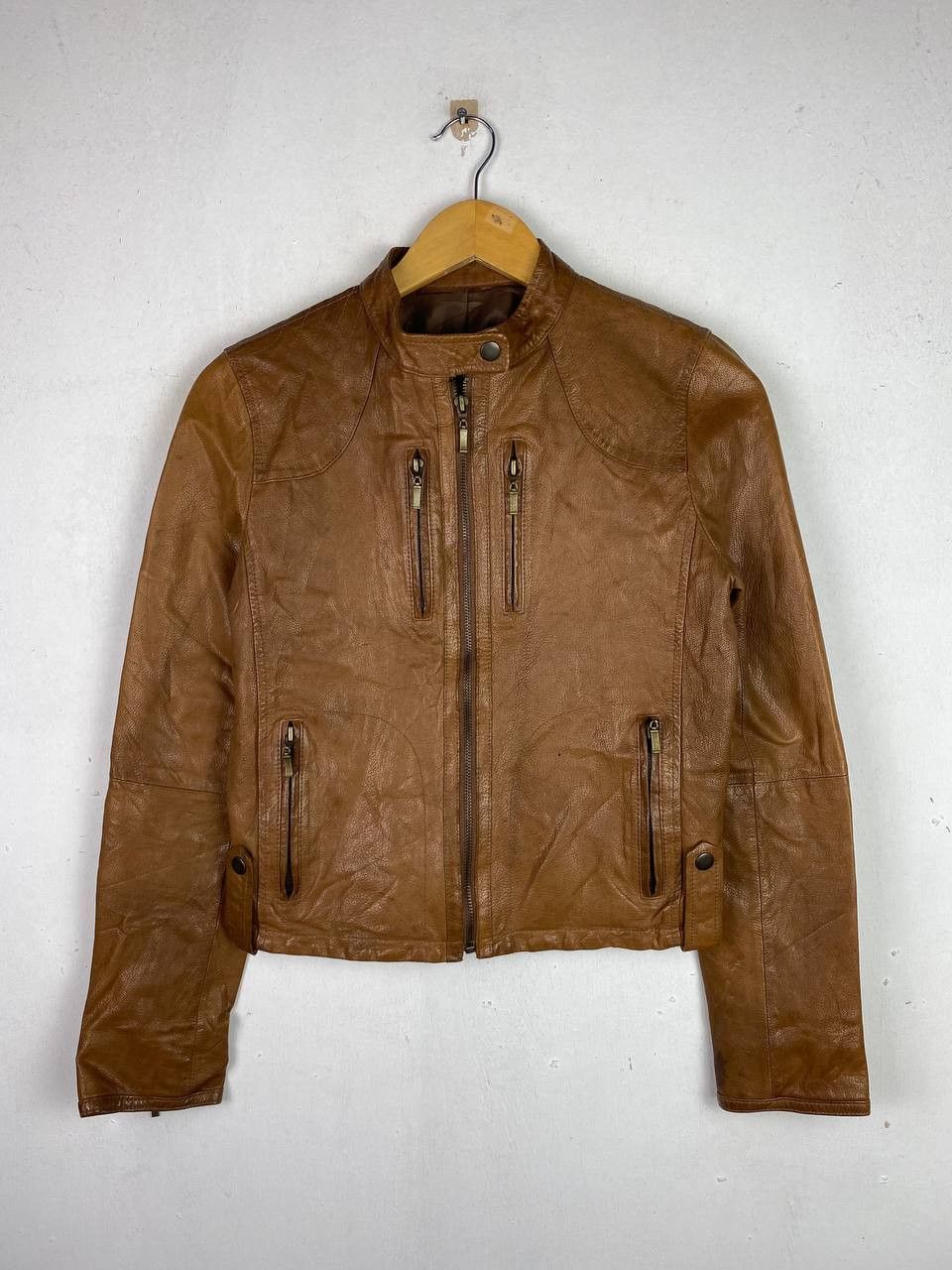 Japanese Brand vintage japanese brands lamb skin leather jacket nice design Size US M / EU 48-50 / 2 - 1 Thumbnail