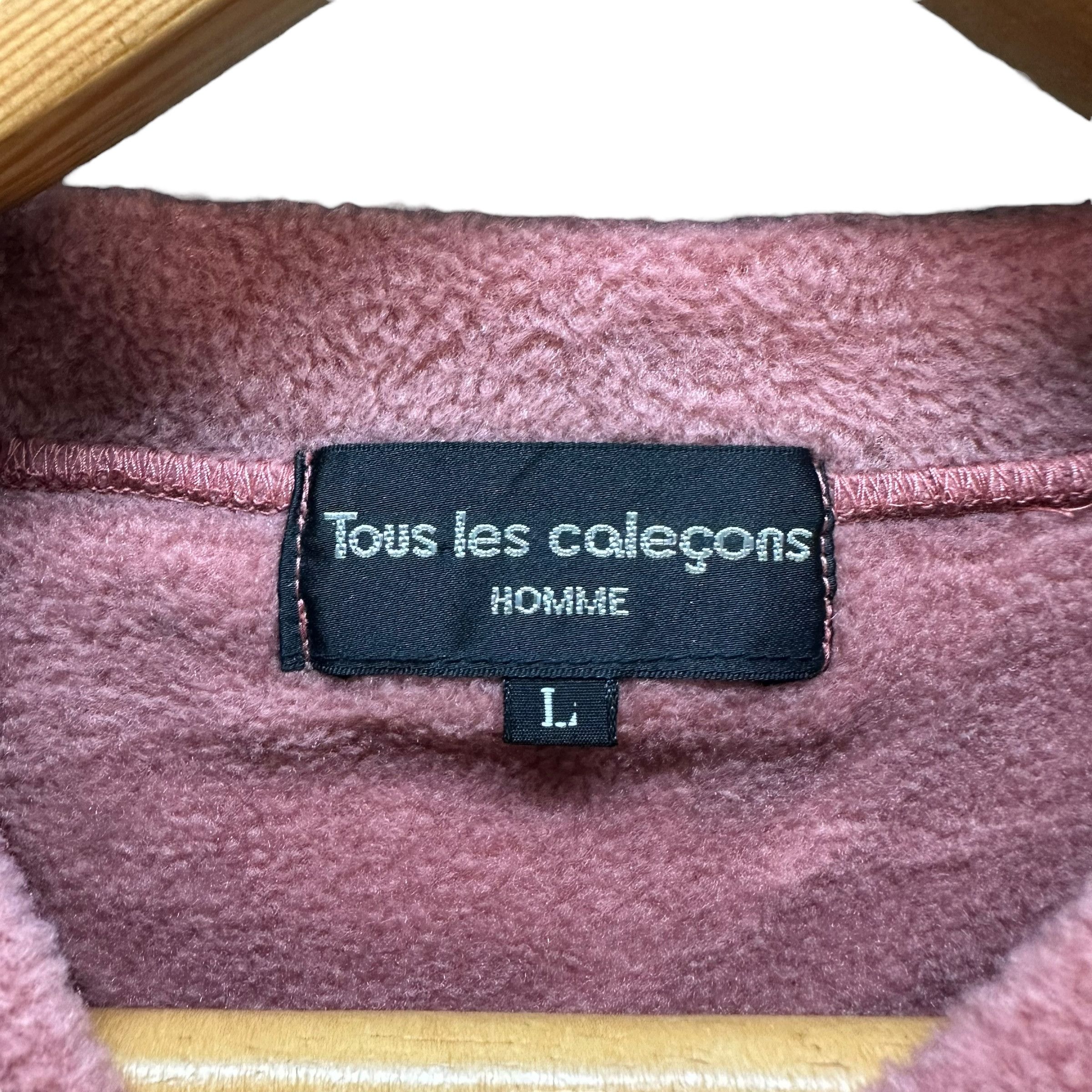 Japanese Brand TOUS LES CALECONS HOMME BIG LOGO FLEECE SWEATSHIRT #9036-50 Size US L / EU 52-54 / 3 - 6 Thumbnail