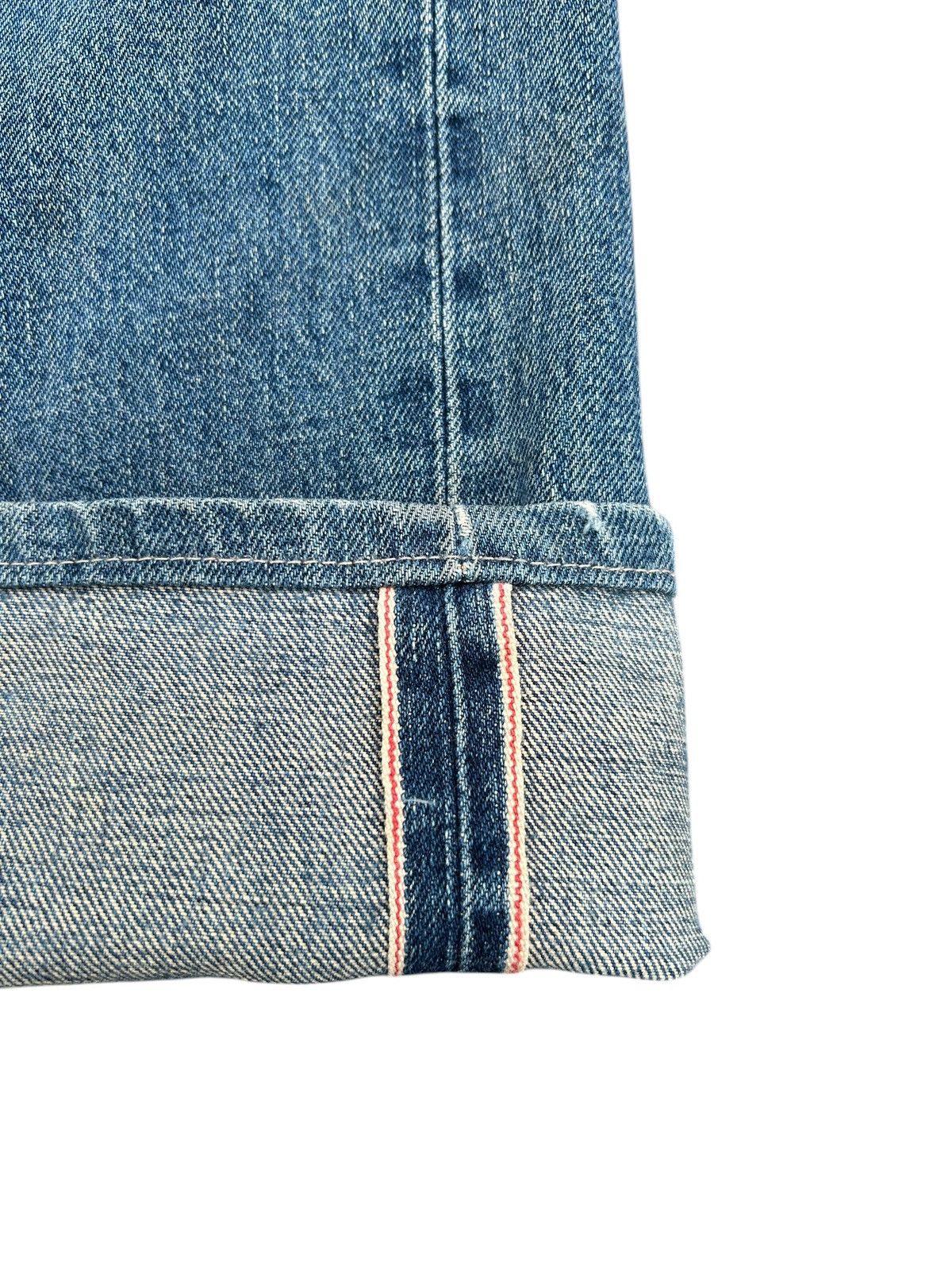 Kapital Vintage Edwin 505X Selvedge Distressed Denim Jeans Size US 32 / EU 48 - 3 Thumbnail